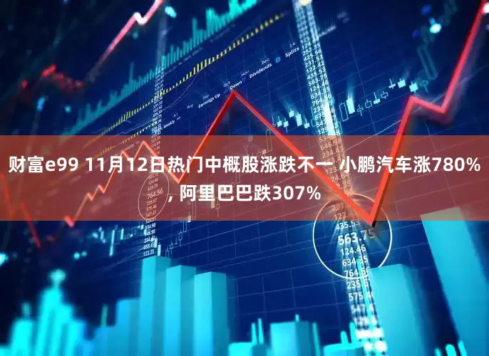 财富e99 11月12日热门中概股涨跌不一 小鹏汽车涨780%, 阿里巴巴跌307%